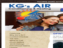 Tablet Screenshot of kgair.com